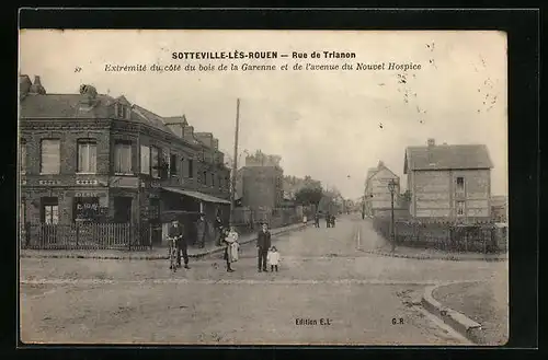 AK Sotteville-lès-Rouen, Rue de Trianon