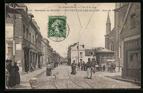 AK Sotteville-lès-Rouen, Rue de Paris