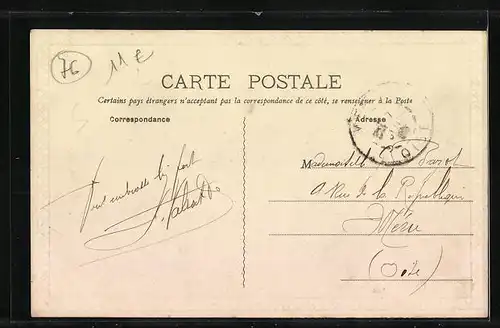 AK Criel-Plage, L`Eglise et la sortie de la Messe