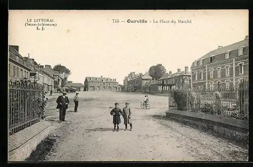AK Ourville, La Place du Marché