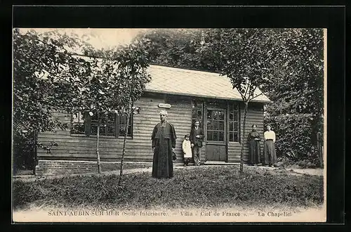 AK Saint-Aubin-sur-Mer, Villa Ciel de France, La Chapelle