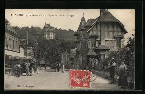 AK Saint-Adrien, Entrée du Village