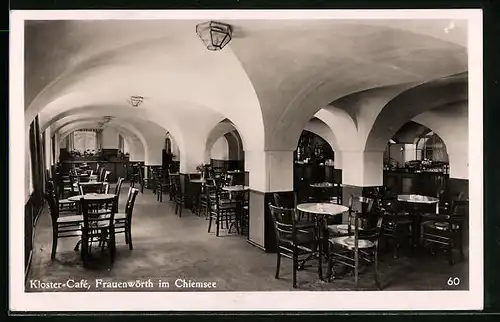 AK Frauenwörth i. Chiemsee, Kloster-Café