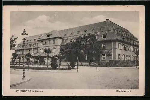 AK Friedberg /Hessen, Blindenanstalt