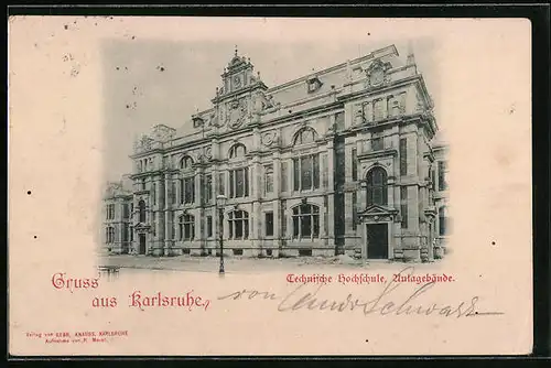 AK Karlsruhe, Technische Hochschule, Aulagebäude