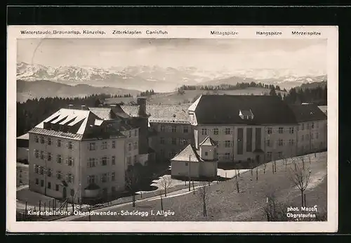 AK Scheidegg / Allgäu, Kinderheilstätte Oberschwenden