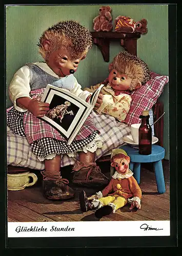 AK Meckis Frau liest dem kranken Sohn eine Geschichte vor