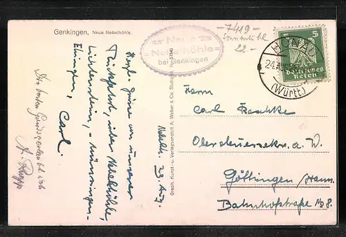 AK Genkingen, Neue Nebelhöhle, Halle III