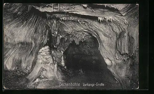 AK Dechenhöhle, Die Vorhangsgrotte