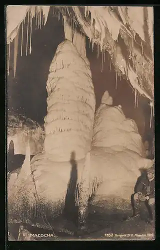 AK Macocha, Besucher in der Höhle