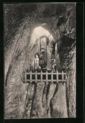 AK Kunstát, Jeskyne u sochy presidenta T. G. Masaryka, Höhle