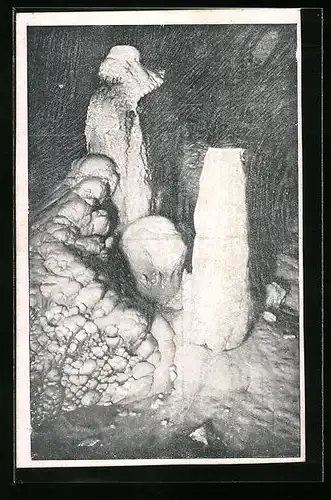 AK Blansko, Zwerg und Vase in der Punkvahöhle