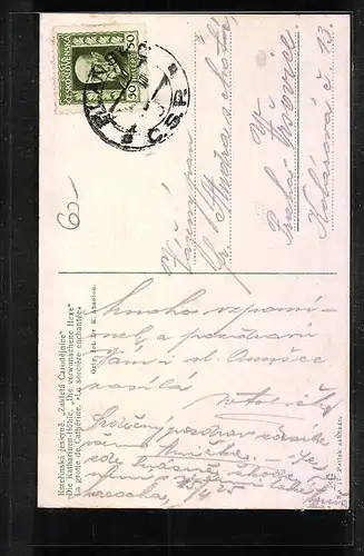 AK Blansko, Katharinen-Höhle, Die verwunschene Hexe