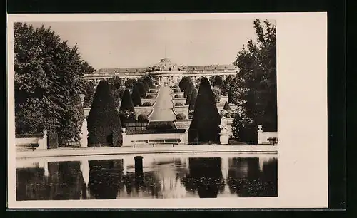 AK Potsdam, Schloss Sanssouci mit Terrassen
