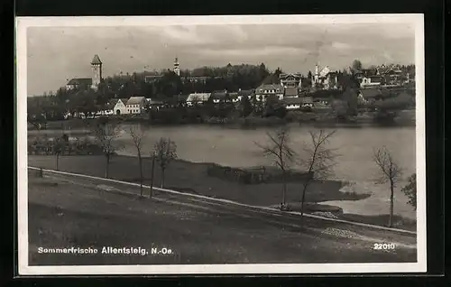 AK Allentsteig, Ortsansicht und Flusspartie