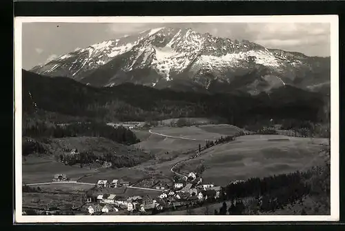 AK Mitterbach, Ortsansicht mit Ötscher