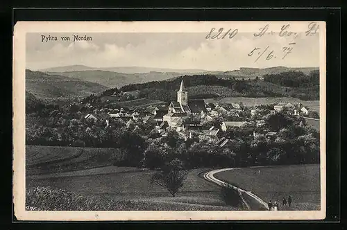 AK Pyhra, Gesamtansicht von Norden