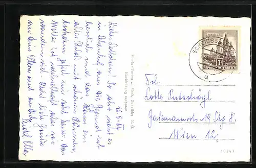 AK Neustift, Kindererholungsheim Lehenhof, Ortsansicht aus der Vogelschau