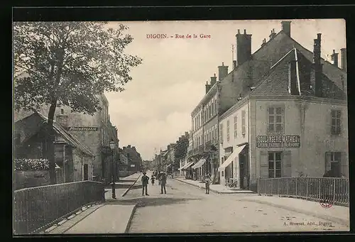 AK Digoin, Rue de la Gare