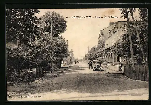 AK Montchanin, Avenue de la Gare
