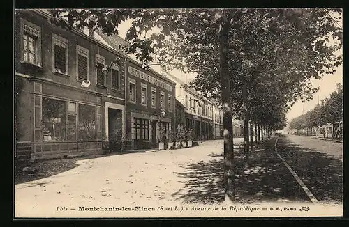 AK Montchanin-les-Mines, Avenue de la République