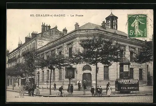 AK Chalon-sur-Saone, La Poste