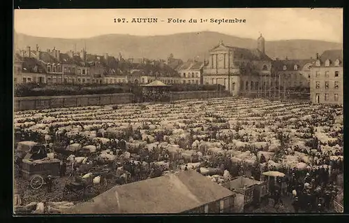AK Autun, Foire du 1er Septembre