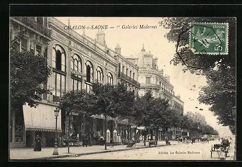 AK Chalon-sur-Saone, Galeries Modernes