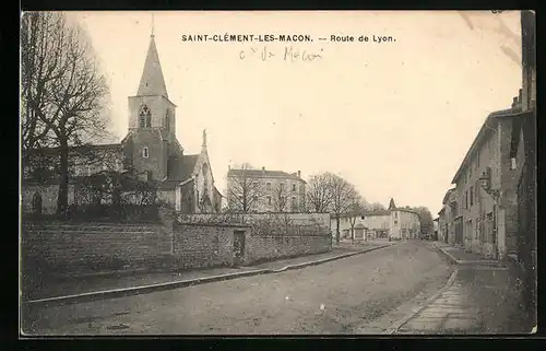 AK Saint-Clément-les-Macon, Route de Lyon