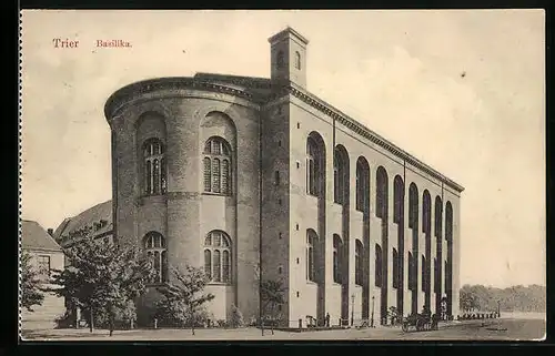 AK Trier, an der Basilika