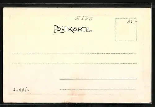 AK Trier, Partie an der Basilika