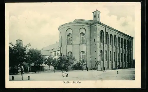 AK Trier, Blick zur Basilika