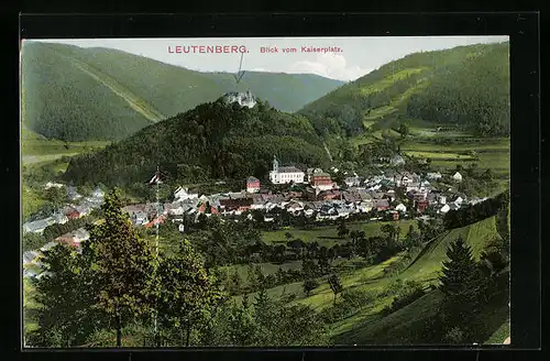 AK Leutenberg, Blick vom Kaiserplatz