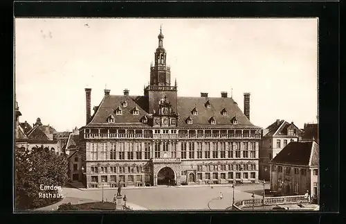 AK Emden, Blick auf das Rathaus