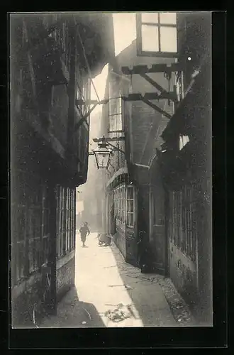 AK Alt-Hamburg, Hof in der Steinstrasse