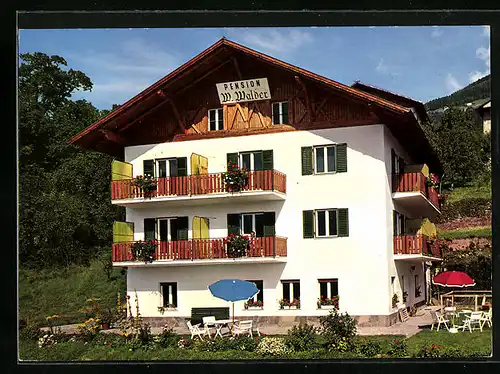 AK Schenna bei Meran, Pension Haus Walder, Vorlandstrasse 7
