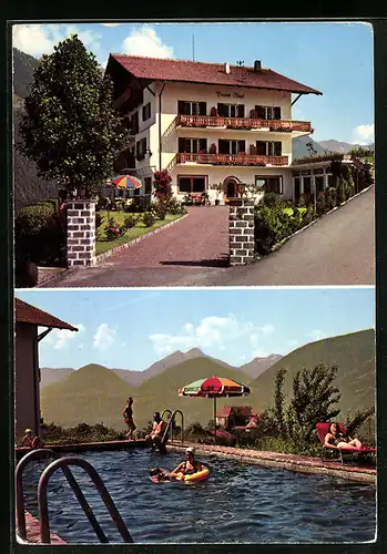 AK Schenna bei Meran, Pension Cafe Ifinger, Schwimmbecken