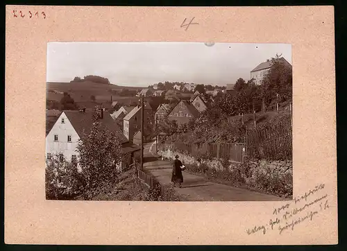 Fotografie Brück & Sohn Meissen, Ansicht Grünhainichen, Steffelberg und Gartenstrasse