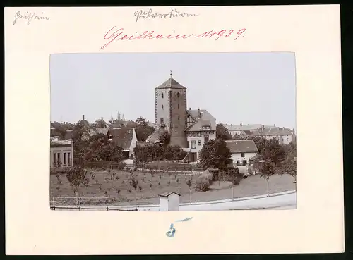 Fotografie Brück & Sohn Meissen, Ansicht Geithain, Partie am Pulverturm