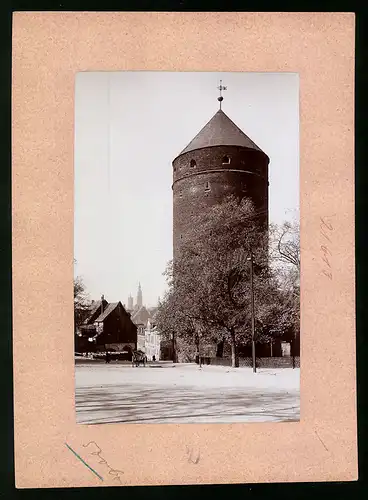 Fotografie Brück & Sohn Meissen, Ansicht Freiberg i. Sa., Strasse am Donatsturm