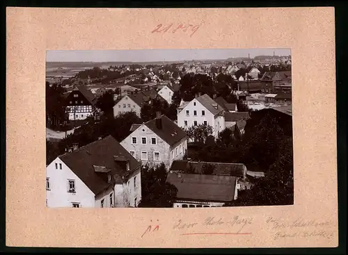 Fotografie Brück & Sohn Meissen, Ansicht Brand-Erbisdorf, Ortsansicht mit Teilgebäude der Elite Werke