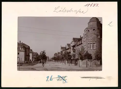 Fotografie Brück & Sohn Meissen, Ansicht Bautzen, Löhrstrasse mit Wohnhäusern