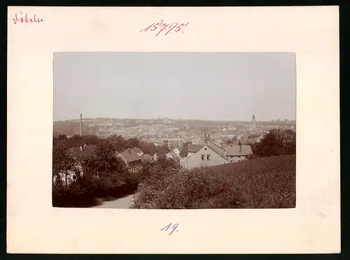 Fotografie Brück & Sohn Meissen, Ansicht Döbeln i. Sa., Blick über den Ort