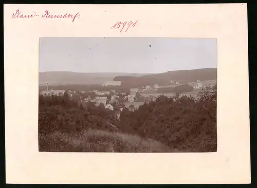 Fotografie Brück & Sohn Meissen, Ansicht Plaue-Bernsdorf, Blick auf den Ort