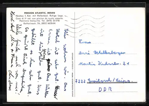 AK Meran, Pension Atlantic