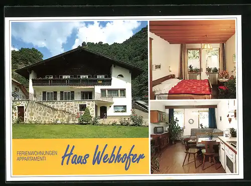 AK Klausen, Pension Haus Webhofer, Leitach 26, Innenansichten