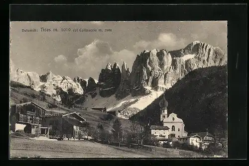 AK Tires, Ortsansicht mit Catinaccio