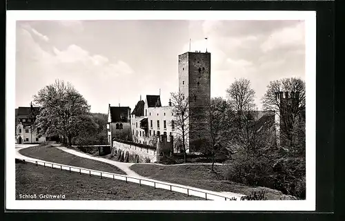 AK Grünwald, Partie am Schloss