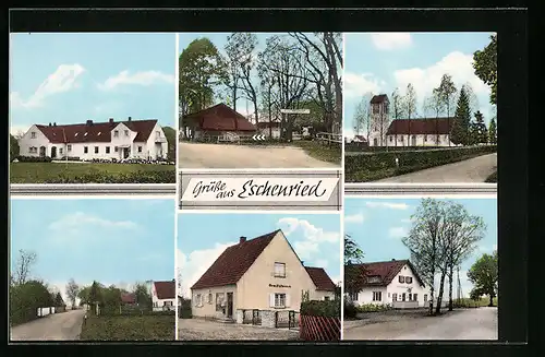 AK Eschenried, Gasthaus Eschenhof, Gasthaus Kreuzhof