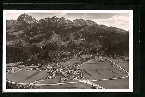 AK Bayrischzell, Ort vor dem Wendelstein